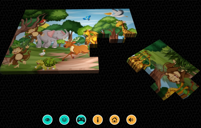 Diverse puzzle collection